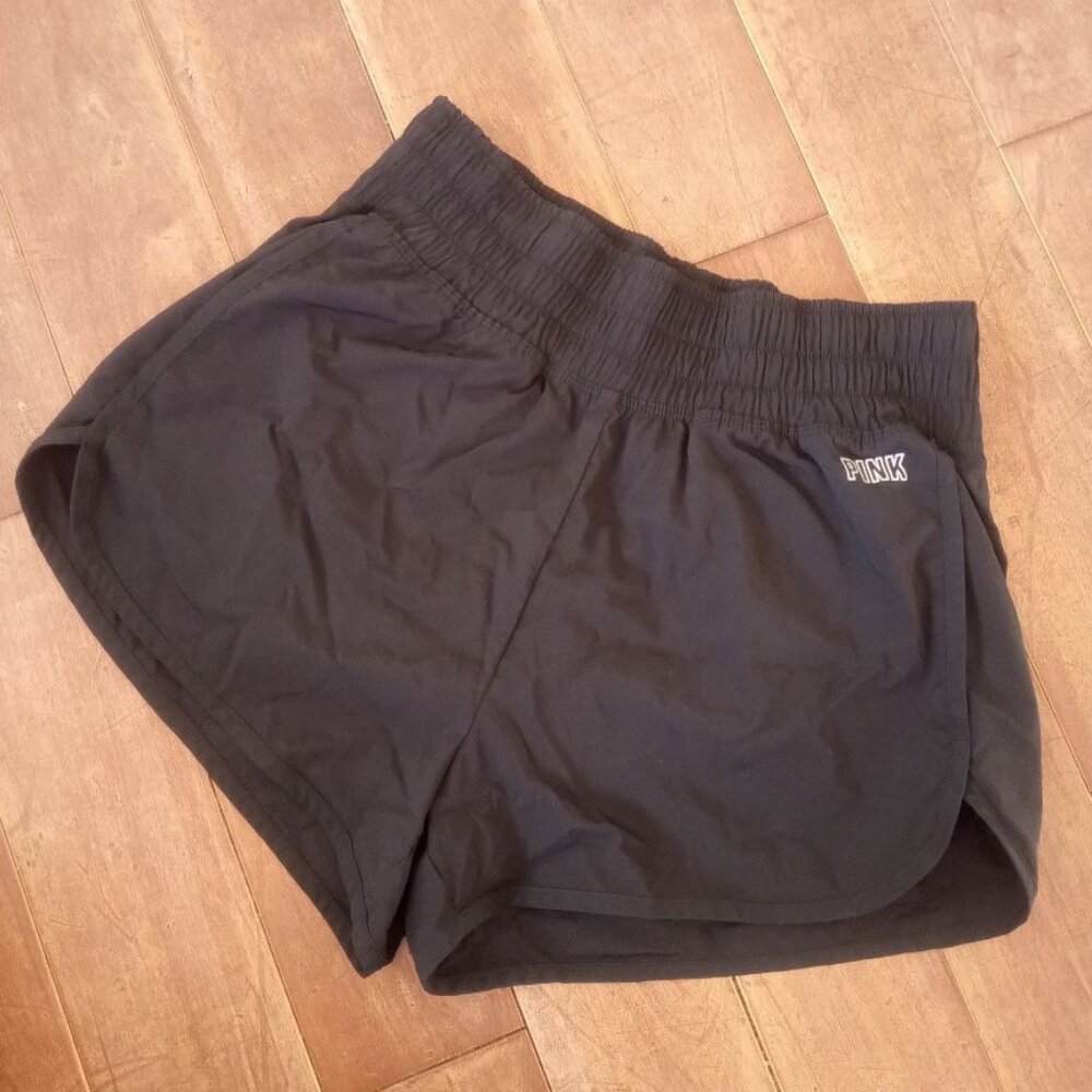 PINK Victoria's Secret Black Athletic Shorts